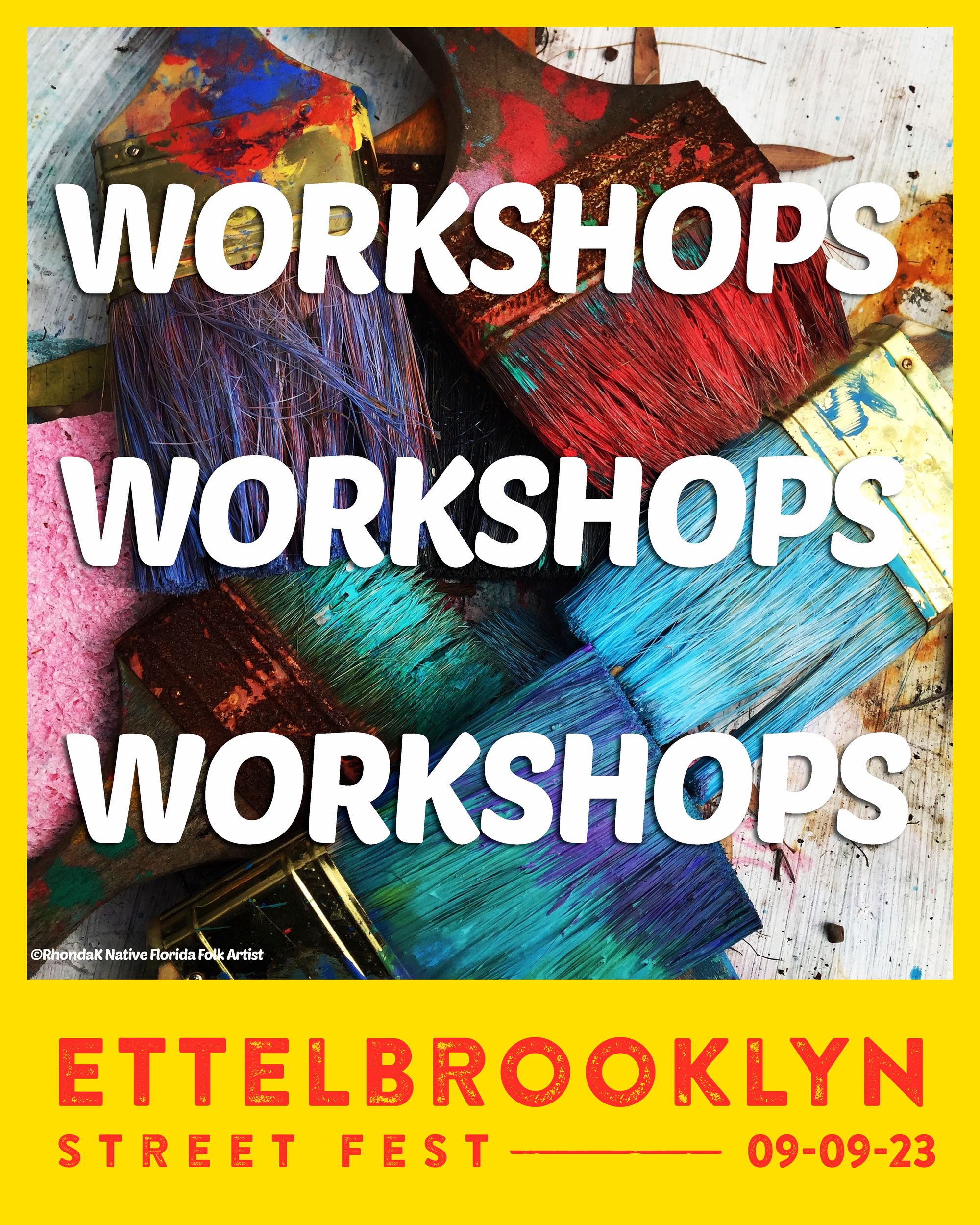 Workshops @Ettelbrooklyn - Be creative!